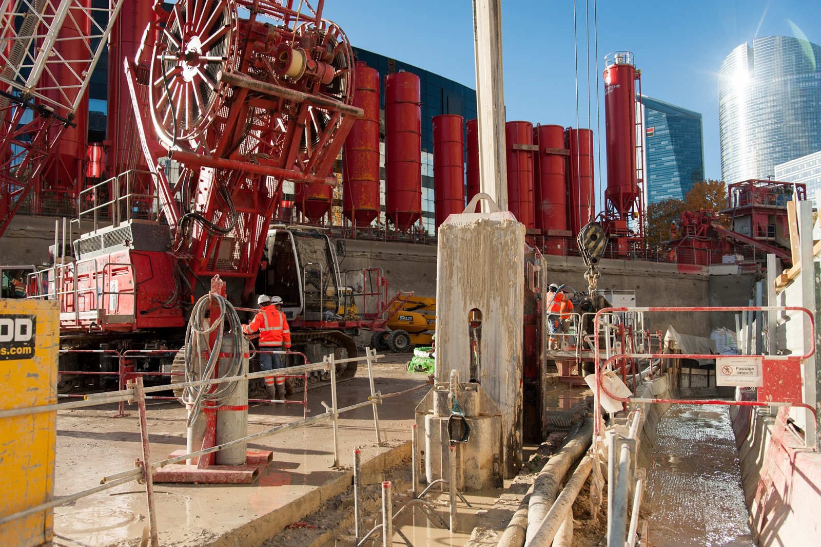 Novembre 2018 - Travaux sur paroi moulée