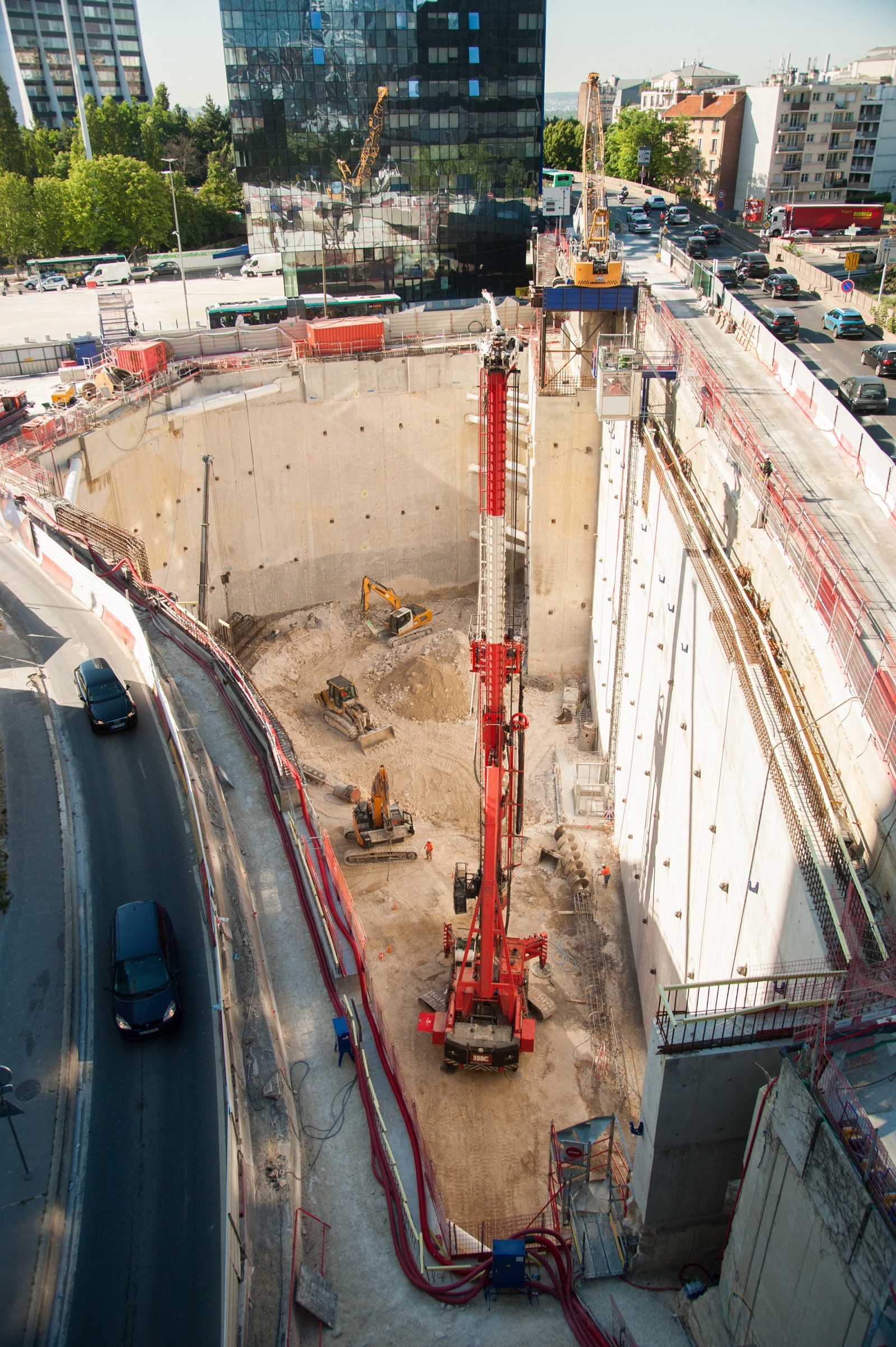 Juillet 2019 - Travaux de fondations - pieux