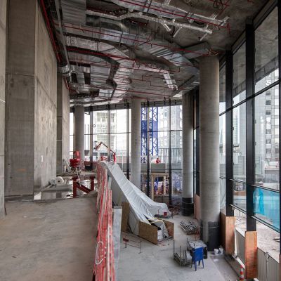 March 2021 - Progression works in the lobby
