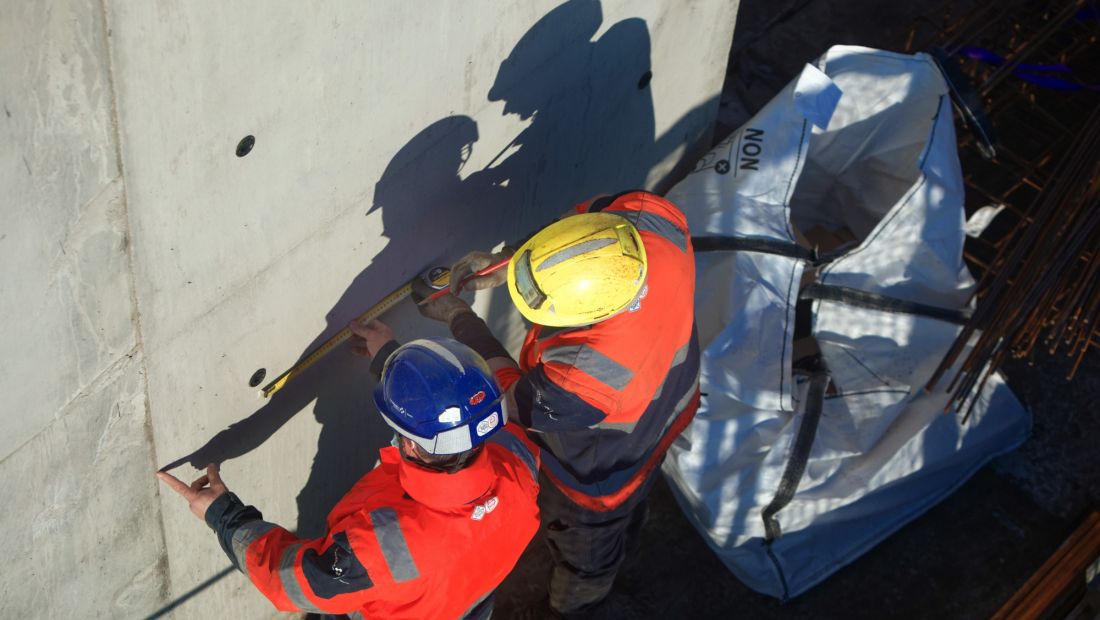 October 2021 - Compagnons at work on the construction site