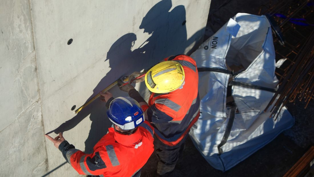 October 2021 - Compagnons at work on the construction site