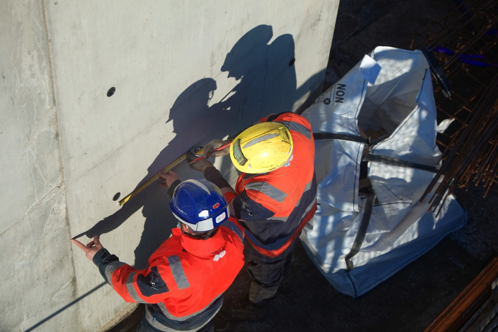 October 2021 - Compagnons at work on the construction site