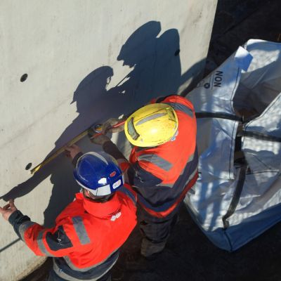 October 2021 - Compagnons at work on the construction site