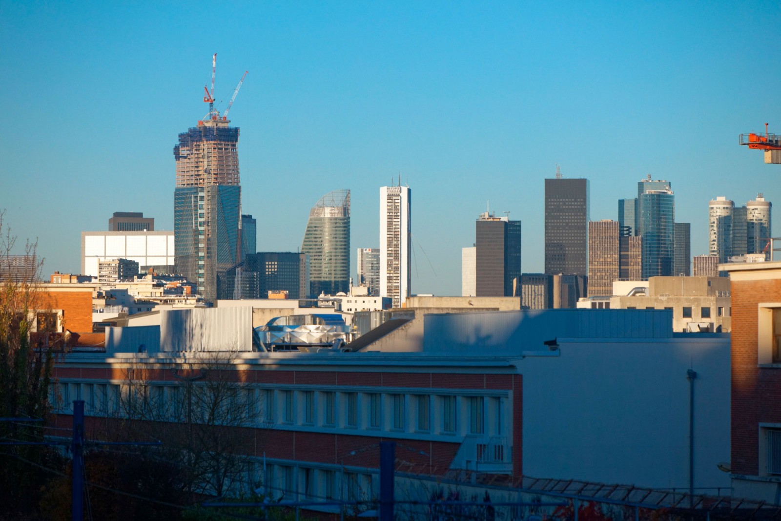 Novembre 2021 – Vue depuis le tramway Les Coteaux Suresnes