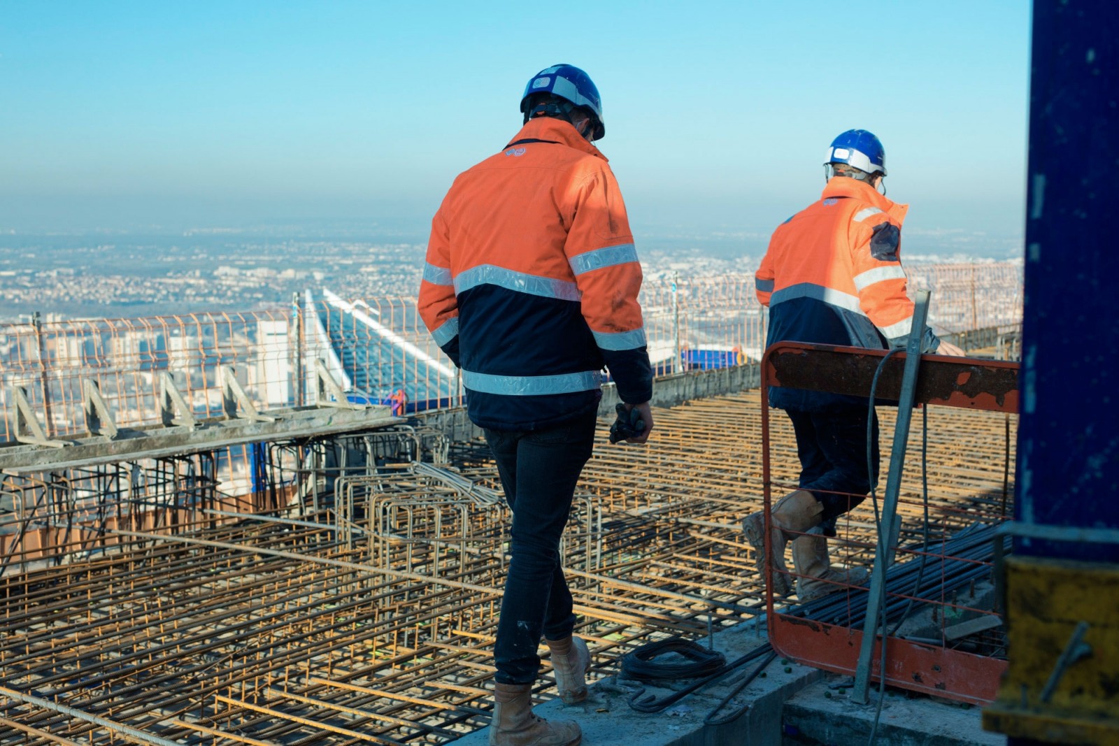 Décembre 2021 - Compagnons du chantier au 49ème étage