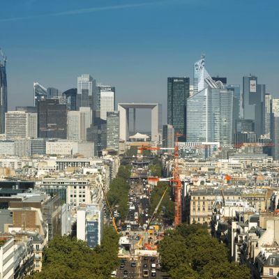 May 2022 - The new skyline of La Défense, with HEKLA