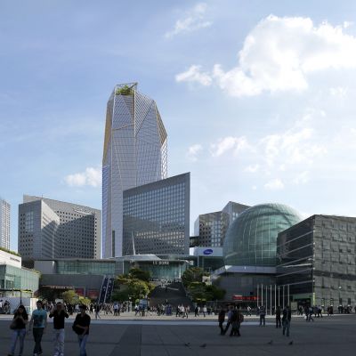 Vue depuis l'Esplanade de La Defense